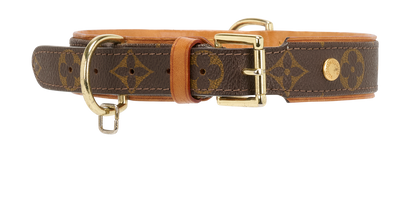Louis Vuitton Dog Collar And Lead, &pound;450, Accessories, Brown, Canvas, Front view